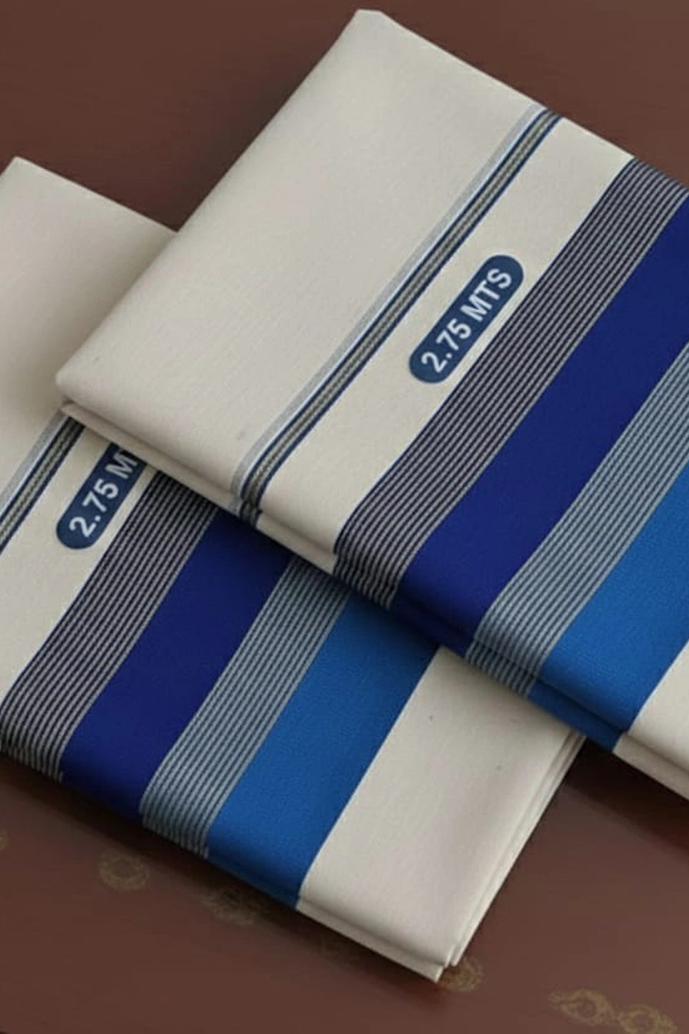 Azure & Navy Multi-Stripe Setum Mundum