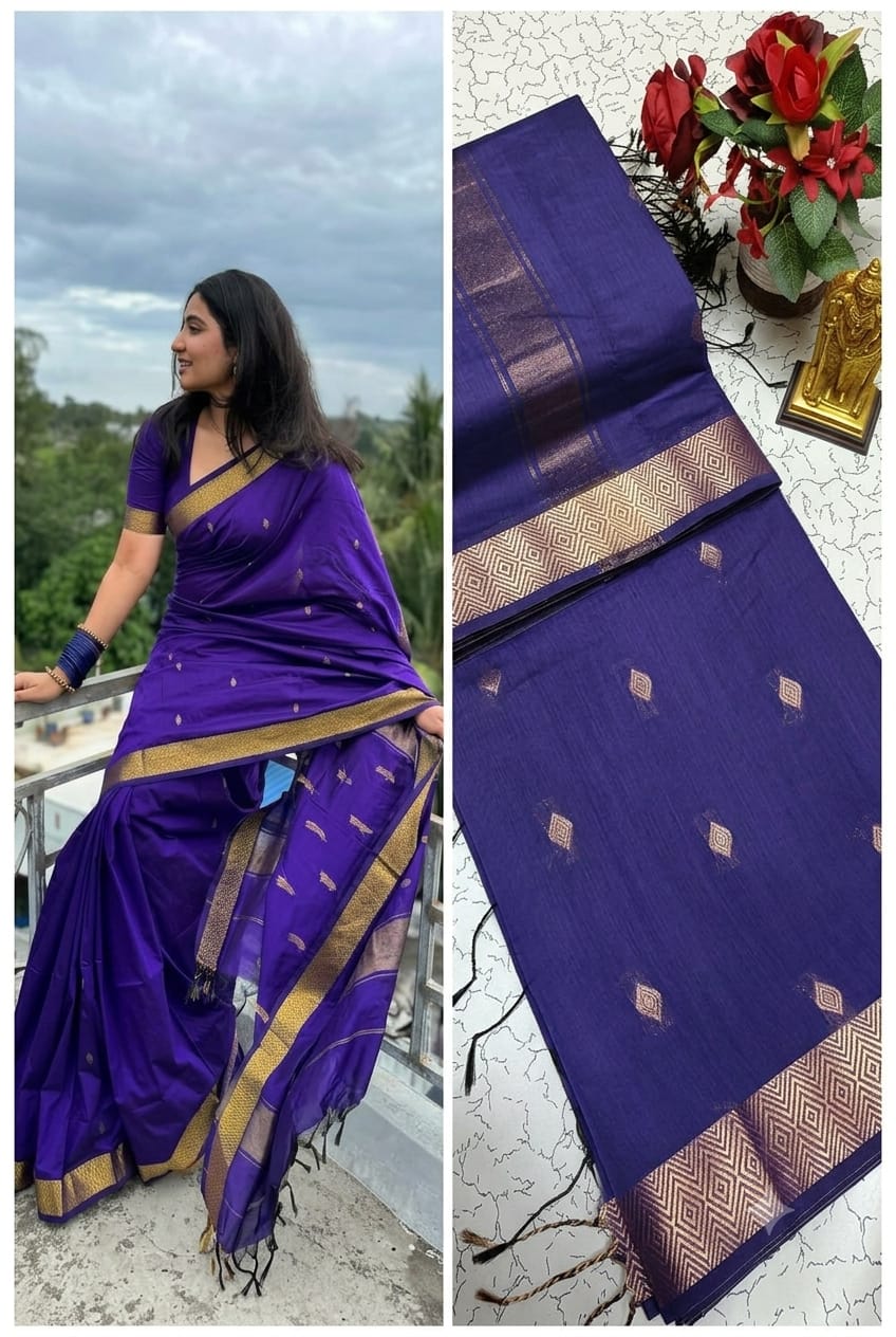 Cotton silk  sarees