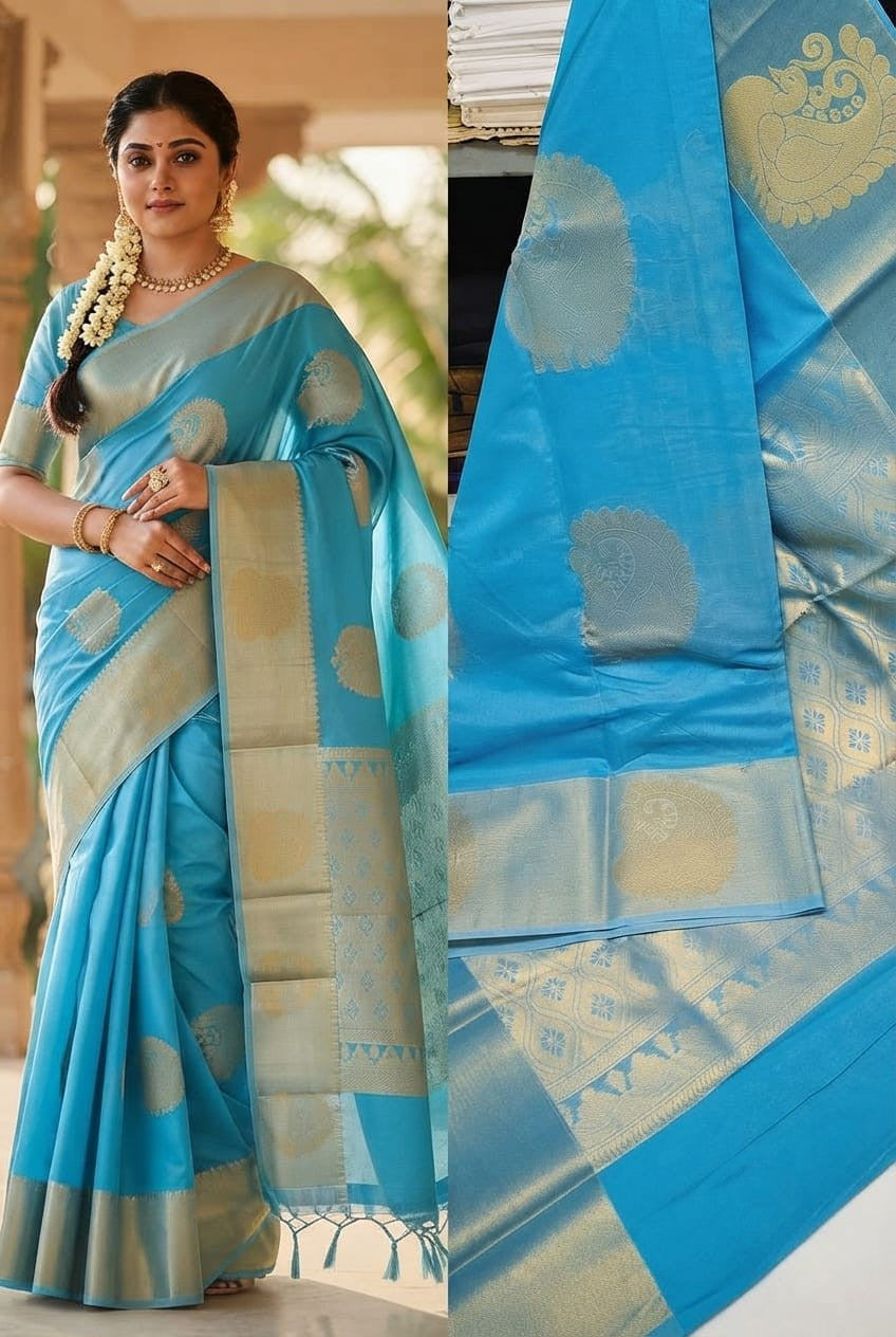 Chanderi Kuppadam Rich Silk Cotton Sarees