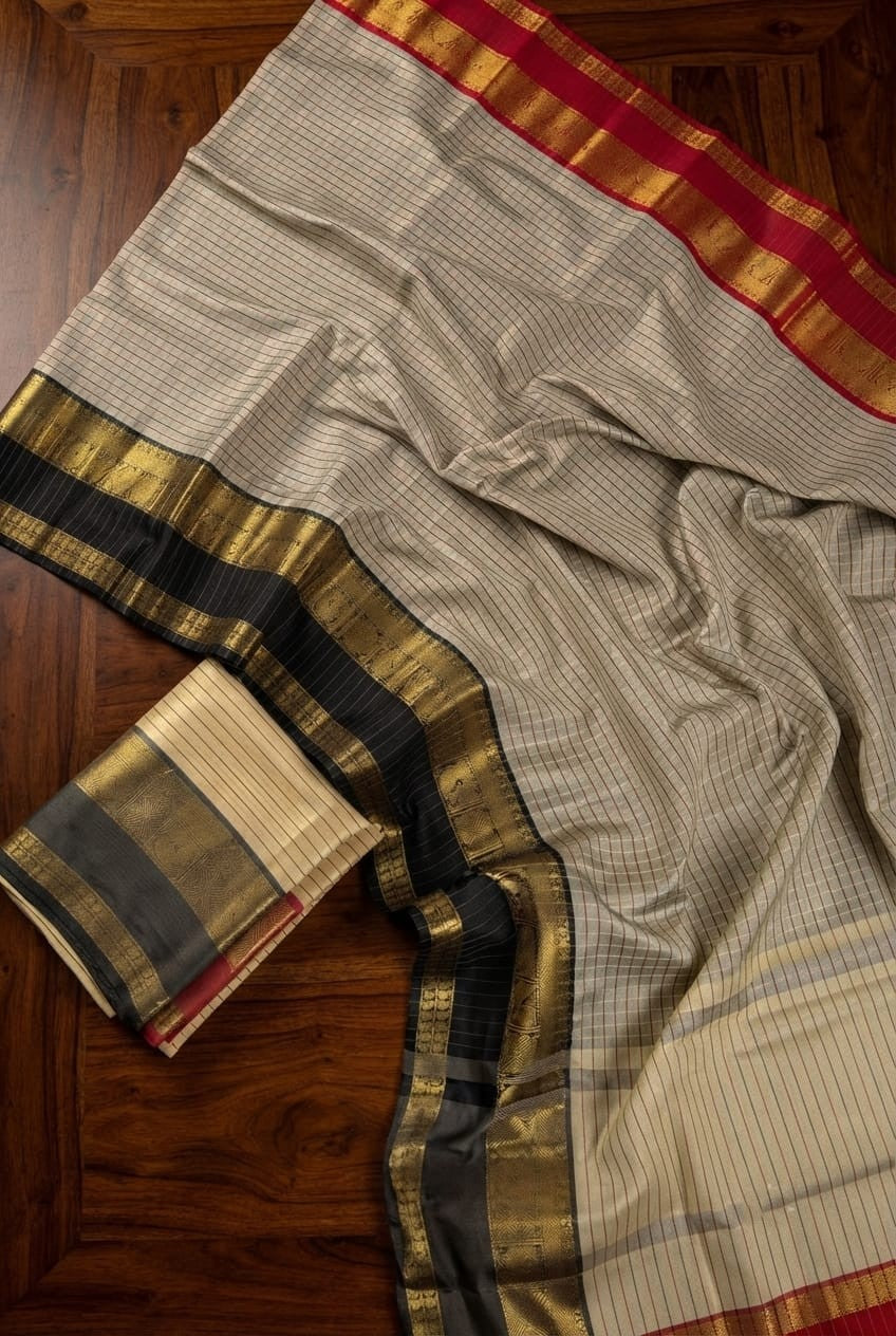Party wear semi Kanchivaram  silk Sarees