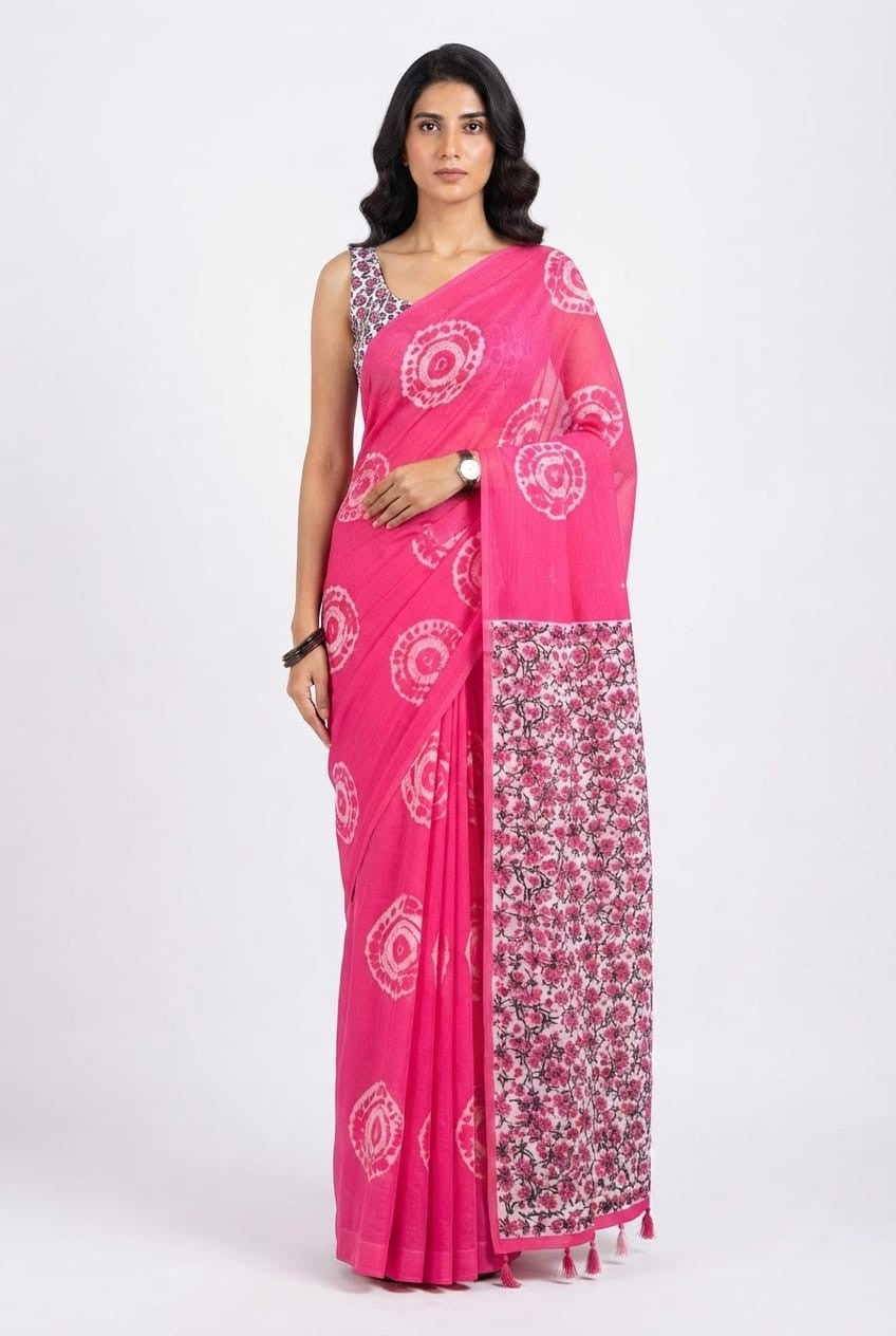 PURE LINEN COTTON SAREES