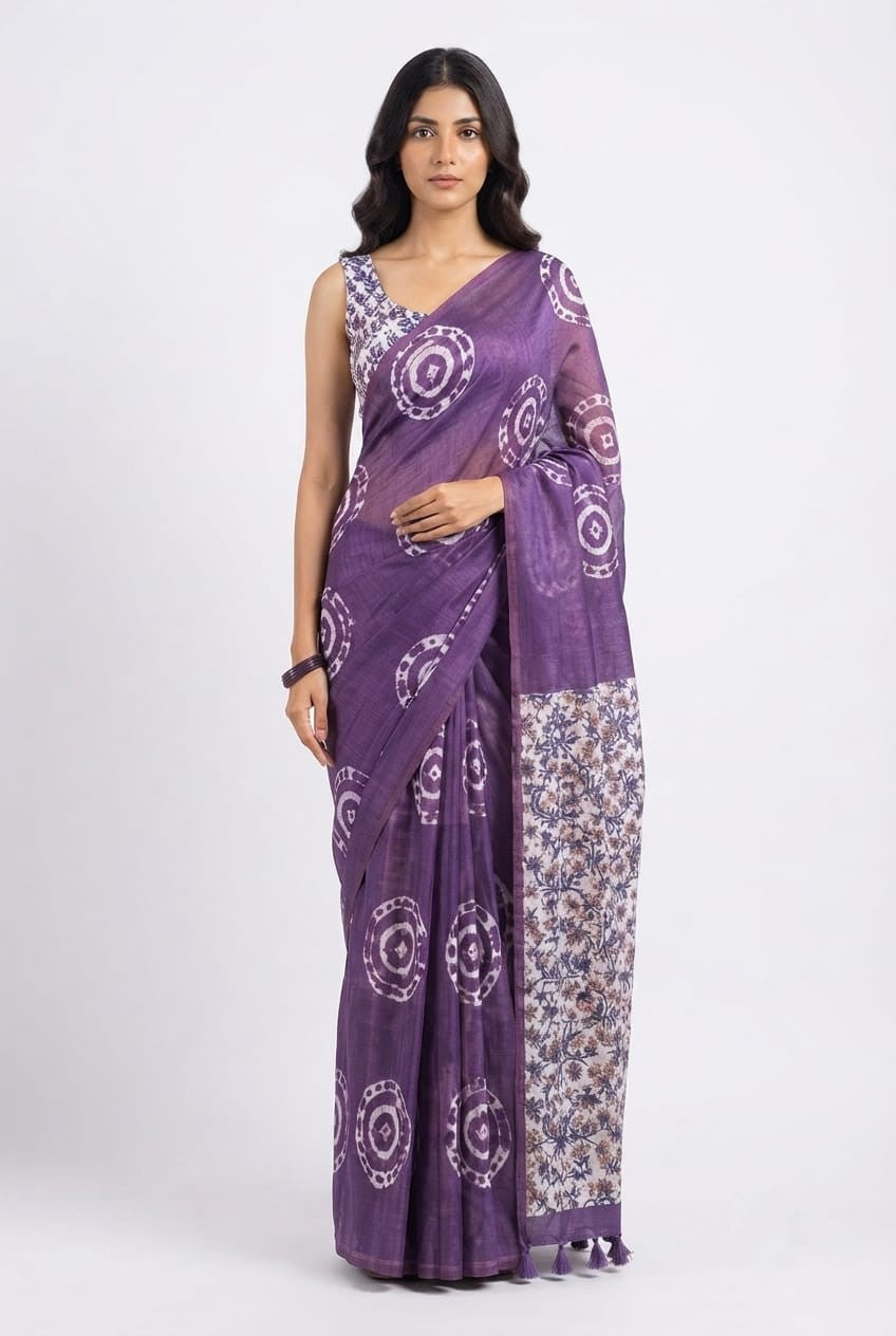 PURE LINEN COTTON SAREES