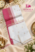 Navaratri collections- WHITE ( 4 Sarees)