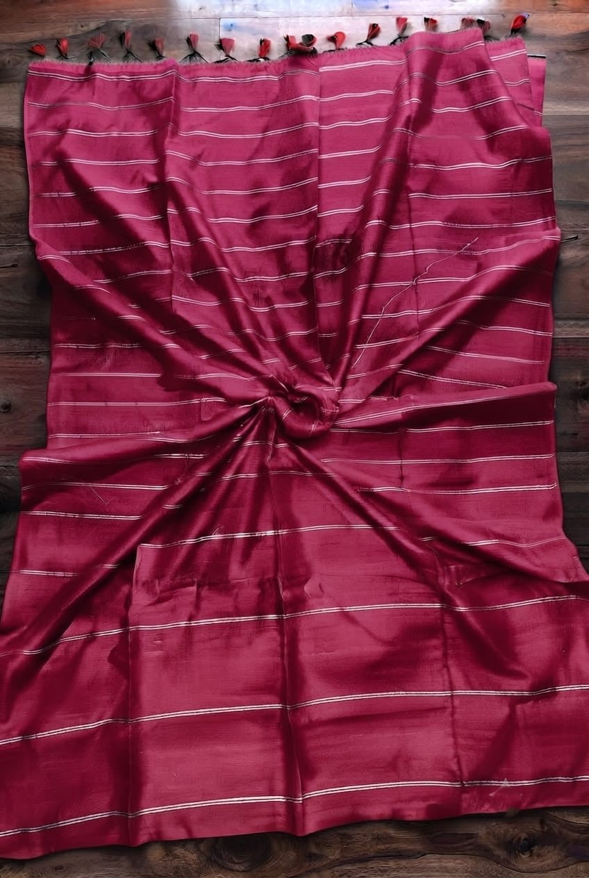Pure Premium Khadi Cotton Sarees---                     [Available in 10 different shades]