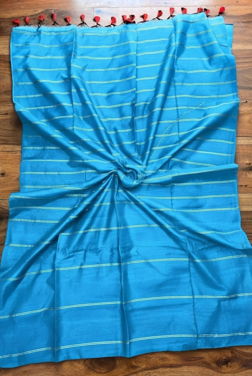 Pure Premium Khadi Cotton Sarees---                     [Available in 10 different shades]