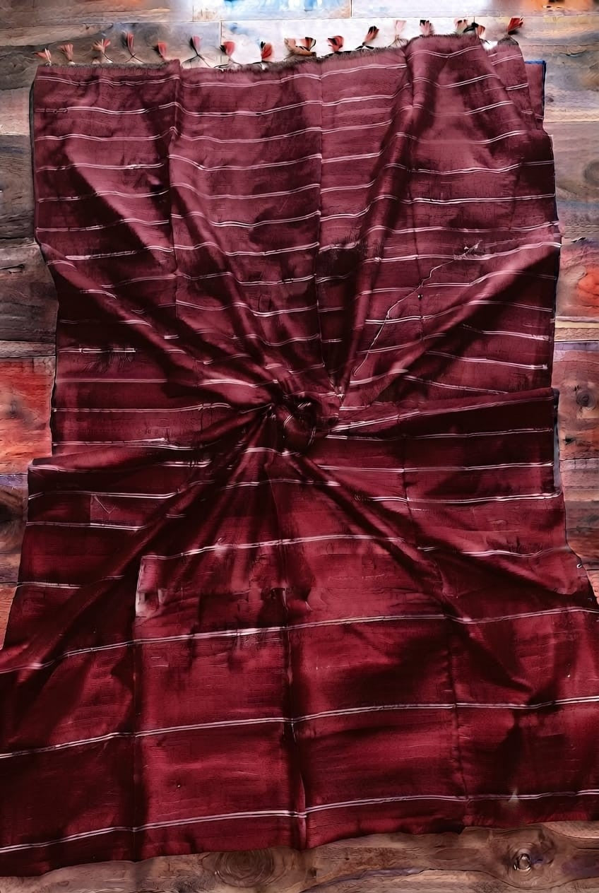 Pure Premium Khadi Cotton Sarees---                     [Available in 10 different shades]
