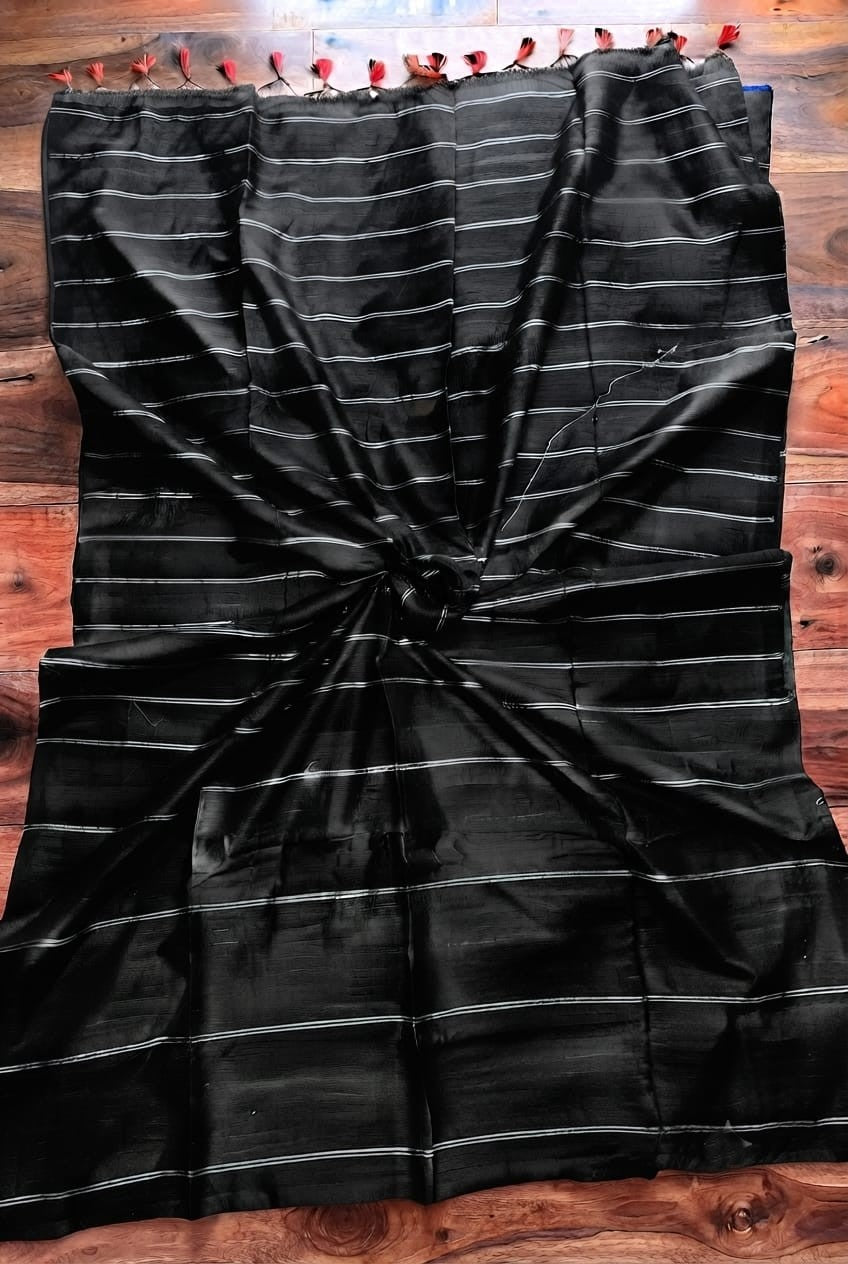 Pure Premium Khadi Cotton Sarees---                     [Available in 10 different shades]
