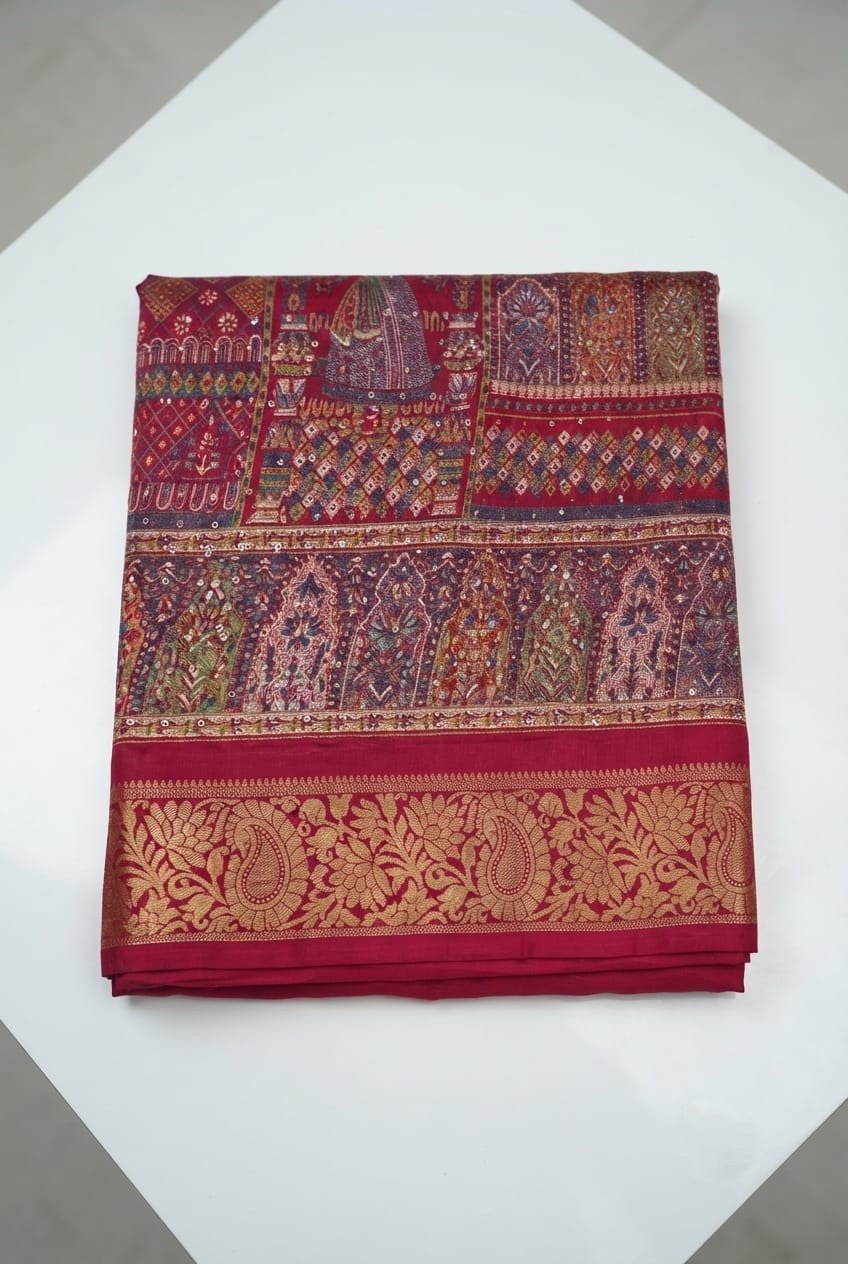 Viscose Pashima sarees---               [Available in 6 colors]