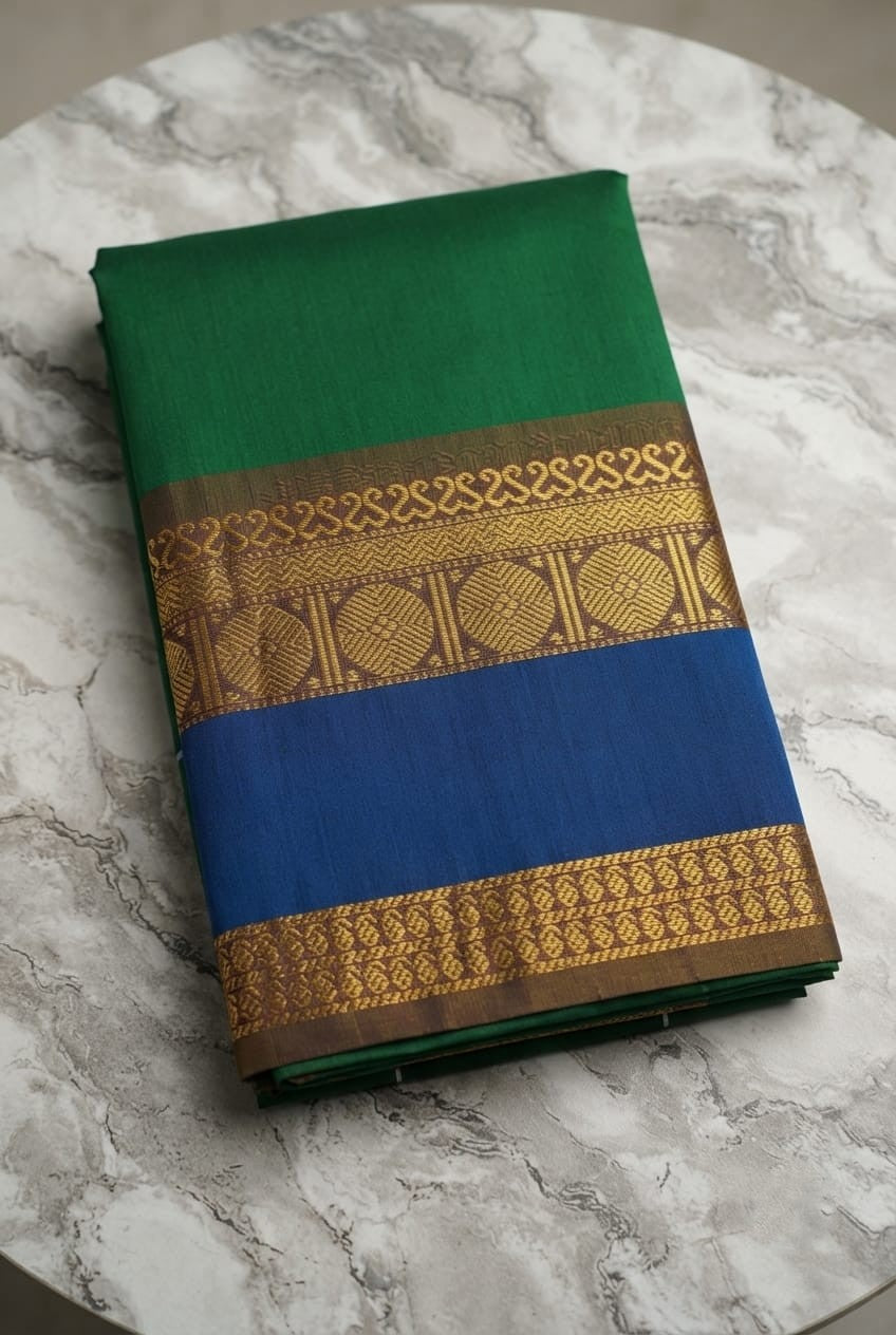 Pure Chettinad Cotton Sarees---             [Available in more than 15 combinations]