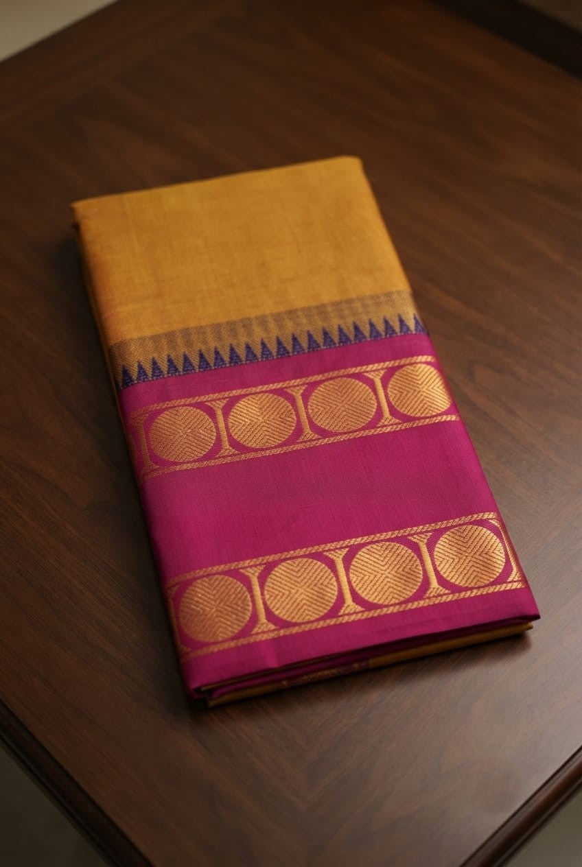 Pure Chettinad Cotton Sarees---             [Available in more than 15 combinations]