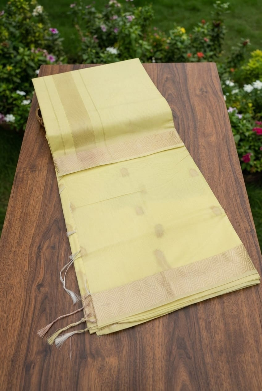 Silk Cotton Saree--                                 [Available in more than 10 different combinations]
