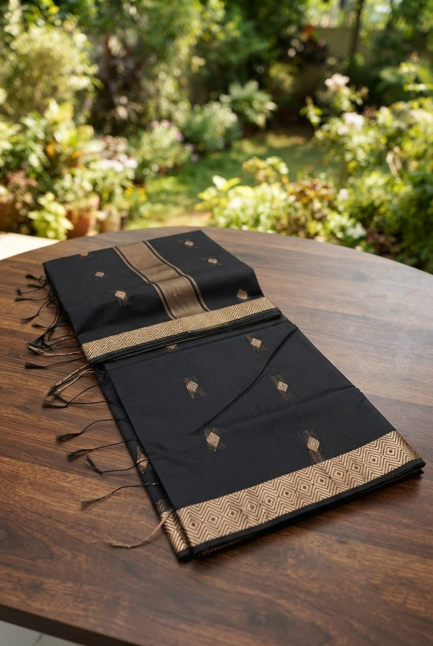 Silk Cotton Saree--                                 [Available in more than 10 different combinations]